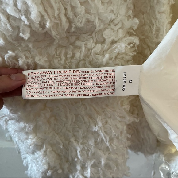 Cream MinkPink Faux Fur Coat - Picture 6 of 8